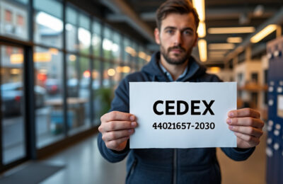 Quelle est la signification du code distribution dans une adresse CEDEX ?
