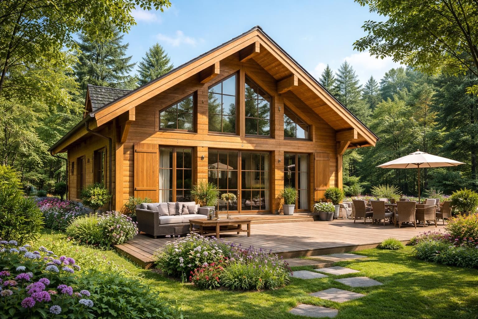 découvrez nos chalets en bois habitables clé en main, livrés entièrement équipés pour devenir votre future maison confortable et accueillante.