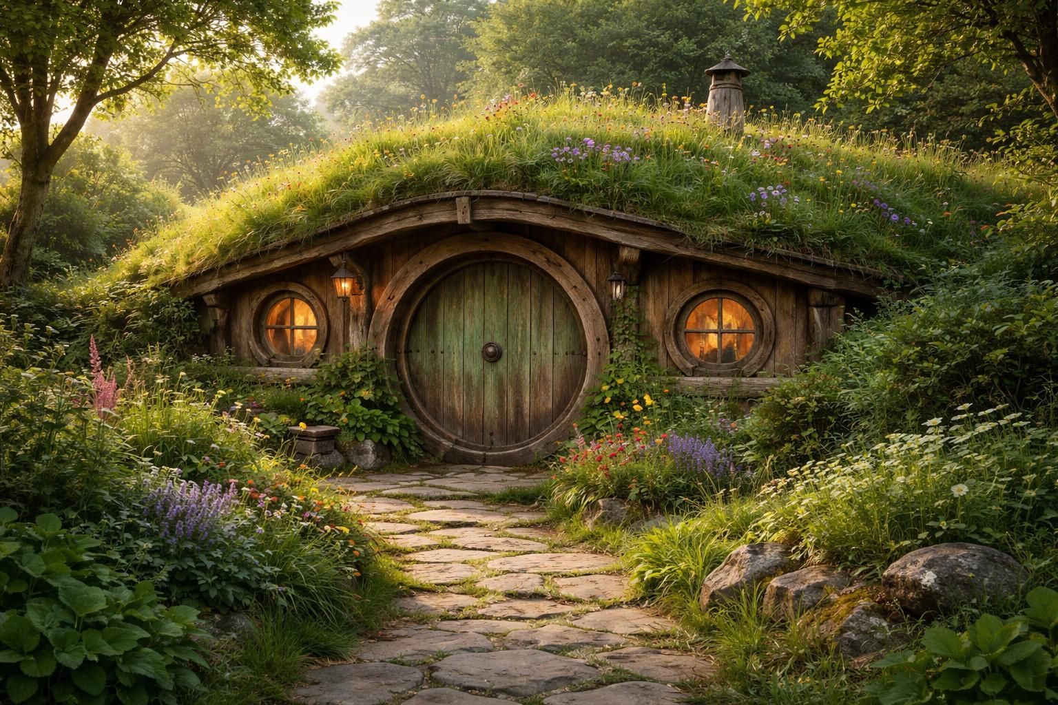 découvrez nos plans de maison de hobbit alliant originalité et écologie pour un habitat unique, écologique et confortable. osez un style naturel et chaleureux inspiré des terres du seigneur des anneaux.